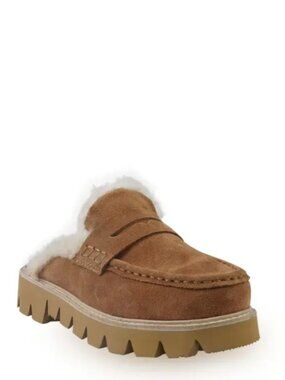 National Comfort Leesa Clogs – Brown Suede – Size 9